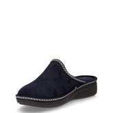 Alme ciabatta in tessuto blu | Boscaini Scarpe