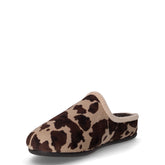 Ciabatta in tessuto beige marrone | Boscaini Scarpe