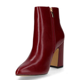 Tronchetto a punta in ecopelle rosso | Boscaini Scarpe