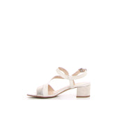 Sandalo con tacco burro platino - Sandali Con Tacco Donna | Boscaini Scarpe