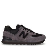 574 sneaker in pelle scamosciata e tessuto navy grigio nero | Boscaini Scarpe