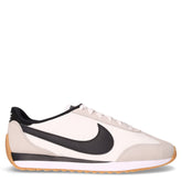 Pacific sneaker in pelle e tessuto bianco nero | Boscaini Scarpe