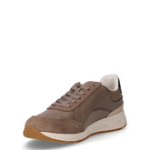 Bulmya sneaker in pelle ed ecopelle taupe grigio talpa | Boscaini Scarpe