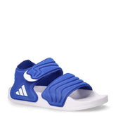Adilette 2 sandalo in gomma bambino blu bianco | Boscaini Scarpe