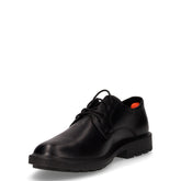 Stringata in pelle nero | Boscaini Scarpe