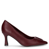 Décolleté a punta in ecopelle bordò | Boscaini Scarpe