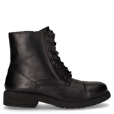 Anfibio in pelle con zip nero | Boscaini Scarpe