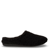 Gles ciabatta in tessuto bouclé nero | Boscaini Scarpe