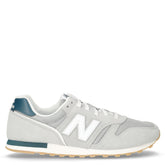 373 sneaker in pelle e tessuto grigio | Boscaini Scarpe