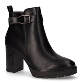 Tronchetto in ecopelle con zip nero - Tronchetti Donna | Boscaini Scarpe