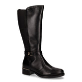 Stivale in pelle e tessuto nero - Stivali Donna | Boscaini Scarpe