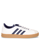Vl court base sneaker in ecopelle bianco blu - ADIDAS | Boscaini Scarpe