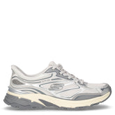 Stamina Sport sneaker slip ins in tessuto ed ecopelle argento grigio | Boscaini Scarpe