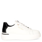 Sneaker in ecopelle bianco - QUEEN HELENA | Boscaini Scarpe