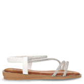 Sandalo in ecopelle con strass bianco - TOO LIKE | Boscaini Scarpe