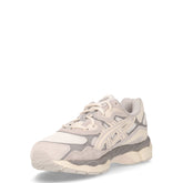 Gel-NYC sneaker in pelle crema grigio | Boscaini Scarpe