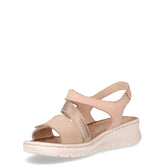 Sandalo con zeppa cipria | Boscaini Scarpe