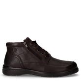 Polacchino in pelle con zip marrone | Boscaini Scarpe