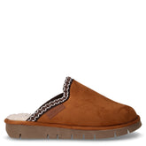 Loxi ciabatta in tessuto cuoio | Boscaini Scarpe