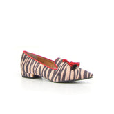 Mocassino con nappine dune zebra - Mid Season Sale Mocassini Donna | Boscaini Scarpe