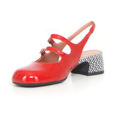 Dècolletè slingback optic nero | Boscaini Scarpe