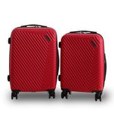Set valigie rigide da 5 pezzi rosso | Boscaini Scarpe