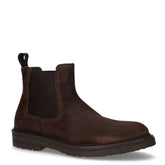 Stivaletto beatles in pelle scamosciata marrone - FRAU | Boscaini Scarpe