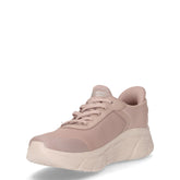 Bobs B Flex Hi Linear Force sneaker slip on in tessuto taupe | Boscaini Scarpe