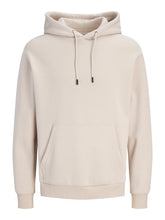 Felpa con cappuccio in cotone beige | Boscaini Scarpe