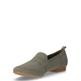 Ballerina in tessuto verde | Boscaini Scarpe