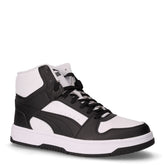 Rebound Slam Mid sneaker in ecopelle bianco nero | Boscaini Scarpe