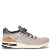 Sneaker in tessuto grigio beige - Sneakers Uomo | Boscaini Scarpe