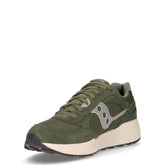 Eclipse sneaker in pelle e tessuto verde grigio | Boscaini Scarpe