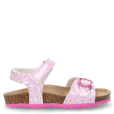 Sandalo in ecopelle bambina rosa | Boscaini Scarpe