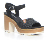 Sandalo con tacco nero - Sandali Donna | Boscaini Scarpe