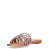 Ciabatta con brillantini champagne | Boscaini Scarpe