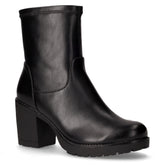Tronchetto in ecopelle con zip nero | Boscaini Scarpe