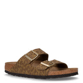 Arizona ciabatta in pelle kaki - BIRKENSTOCK | Boscaini Scarpe