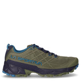 Akyra scarpa da trail running in tessuto tecnico cipresso blu - Scarpe Trail Running Uomo | Boscaini Scarpe