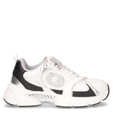 Sneaker in ecopelle bianco nero - Sneakers Donna | Boscaini Scarpe