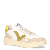 Sneaker in pelle ed ecopelle bianco oliva - VICTORIA | Boscaini Scarpe