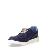 Stringata sportiva in tessuto navy | Boscaini Scarpe