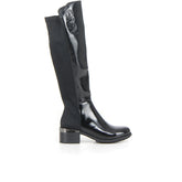 Stivale al ginocchio con tacco nero - Mid Season Sale Stivali Donna | Boscaini Scarpe