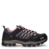 Rigel Low scarpa da trekking in pelle e tessuto ragazza grigio rosa - Trekking Bambino | Boscaini Scarpe