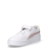 Court classic clean ac+ps sneaker in ecopelle bambina bianco | Boscaini Scarpe