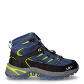 Rigel 2.0 Mid scarpa da trekking in pelle e tessuto bambino blu acido | Boscaini Scarpe