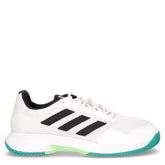 Game Spec 2 scarpa da padel in ecopelle bianco nero verde - ADIDAS | Boscaini Scarpe