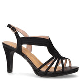 Sandalo in tessuto con tacco nero - TOO LIKE | Boscaini Scarpe