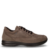 Scarpa sportiva in pelle scamosciata fango scuro - IGI & CO | Boscaini Scarpe