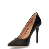 Décolleté a punta in pelle nero | Boscaini Scarpe